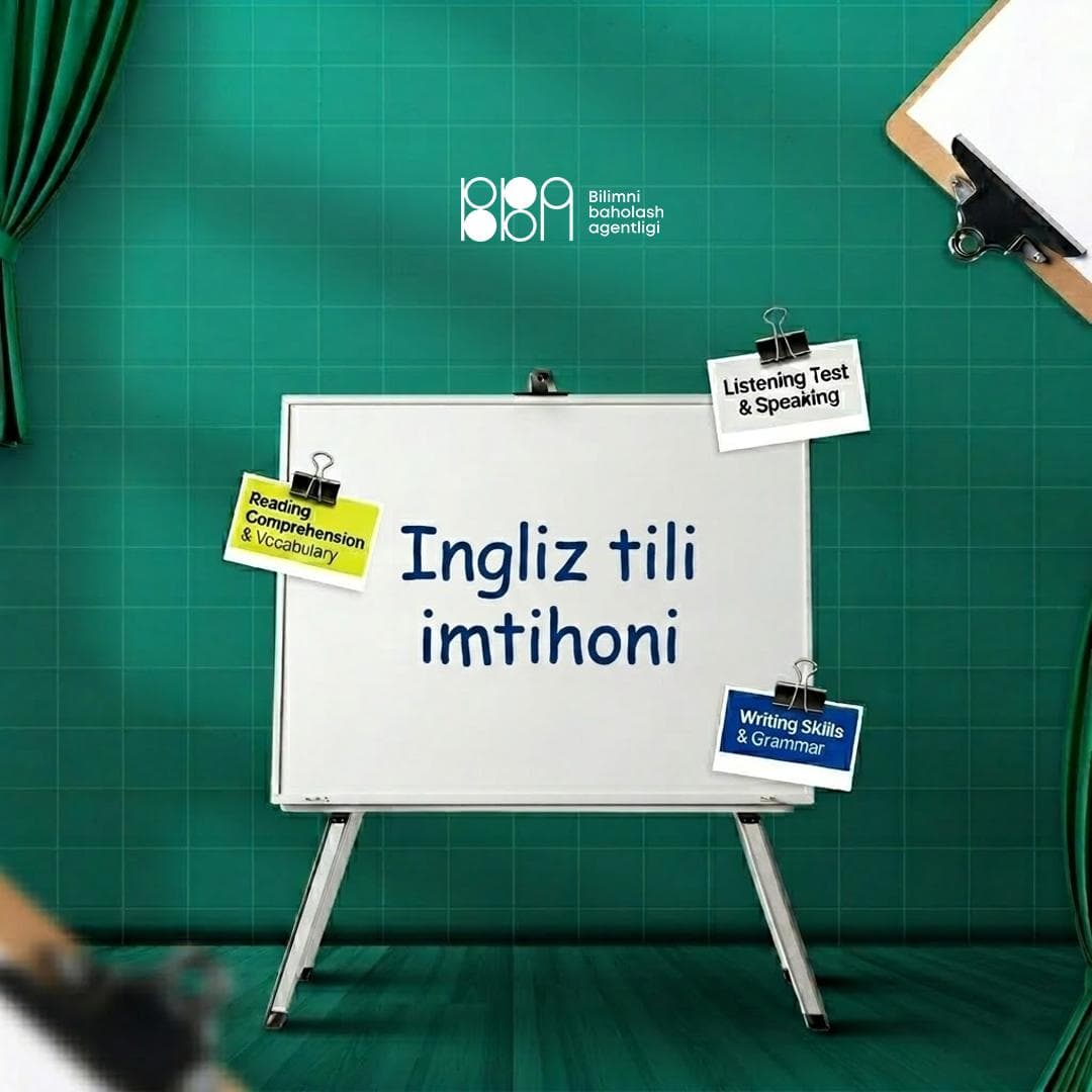 Yuqori sinflar oʻquvchilari ingliz tilidan imtihon topshirdilar