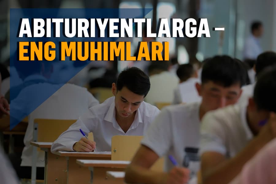 Rasman: 2026/2027-o‘quv yili uchun oliygohlarga qabul boshlandi