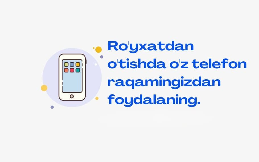 Onlayn qabulda telefon raqami nega muhim?